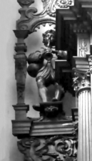 Bois-le-Duc - cathedral-organ -  bagpipe player