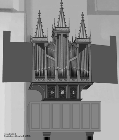 Oosthuizen - Grote kerk - reconstruction organ from 1518