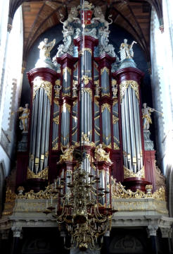 Haarlem - Bavo church - baroque Müller-organ 1738 - photo by José Meulenberg